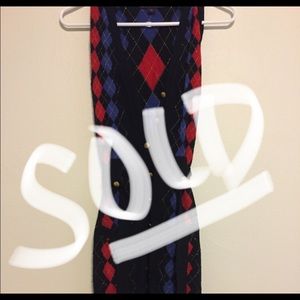 Betsey Johnson plaid sweater button up dress